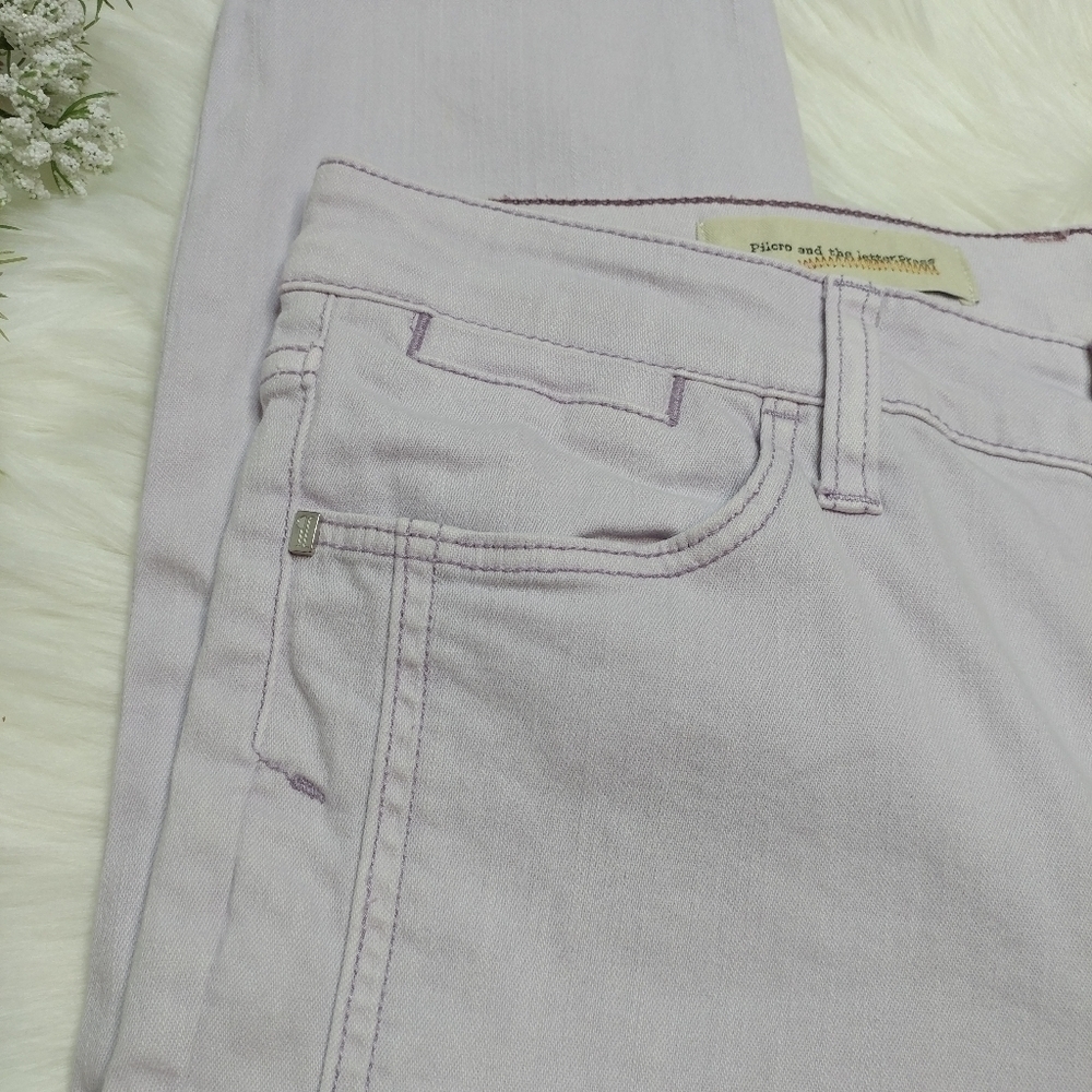 Pilcro Lilac Stet Fit Cropped Jean | Anthropologie - Picture 6 of 13